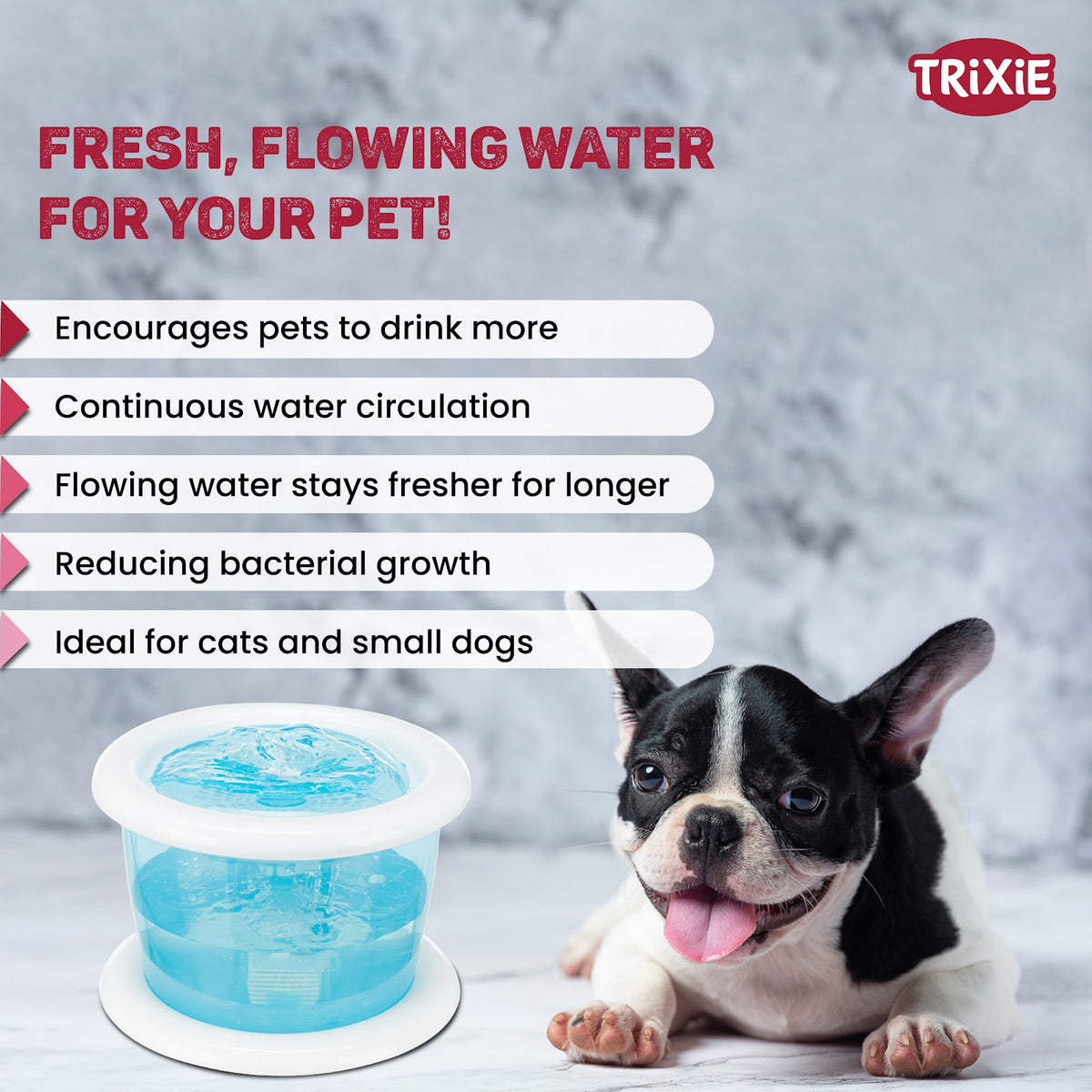 Trixie Drinking Fountain Bubble Stream