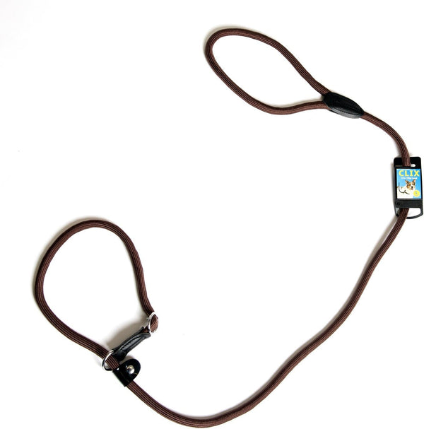 Company of Animals Clix 3-in-1 Slip Lead – Brown, Large (1.7m)
