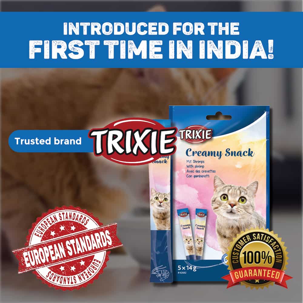 Trixie Creamy Snack with shrimp, 5 × 14 g