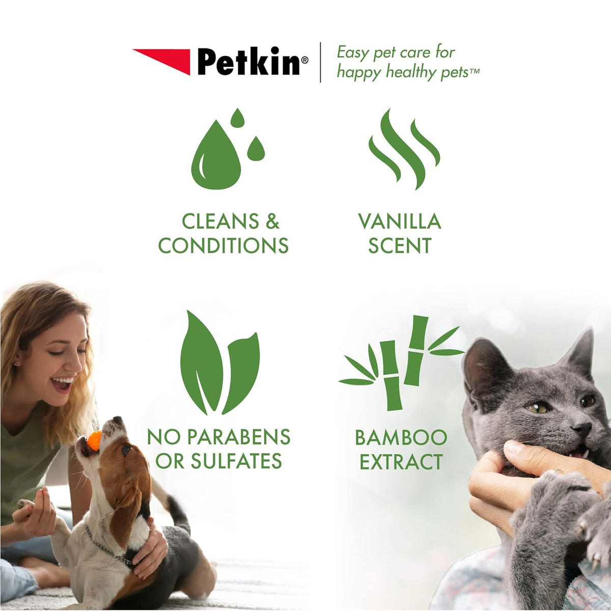 Petkin Mega Value Bamboo Pet Wipes – 200ct