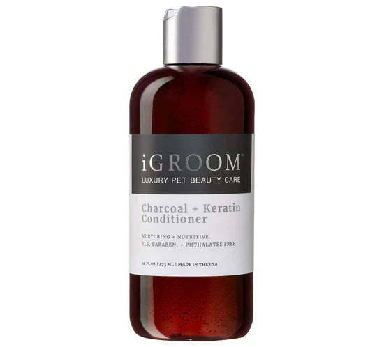 IGroom Charcoal + Keratin Pet Conditioner
