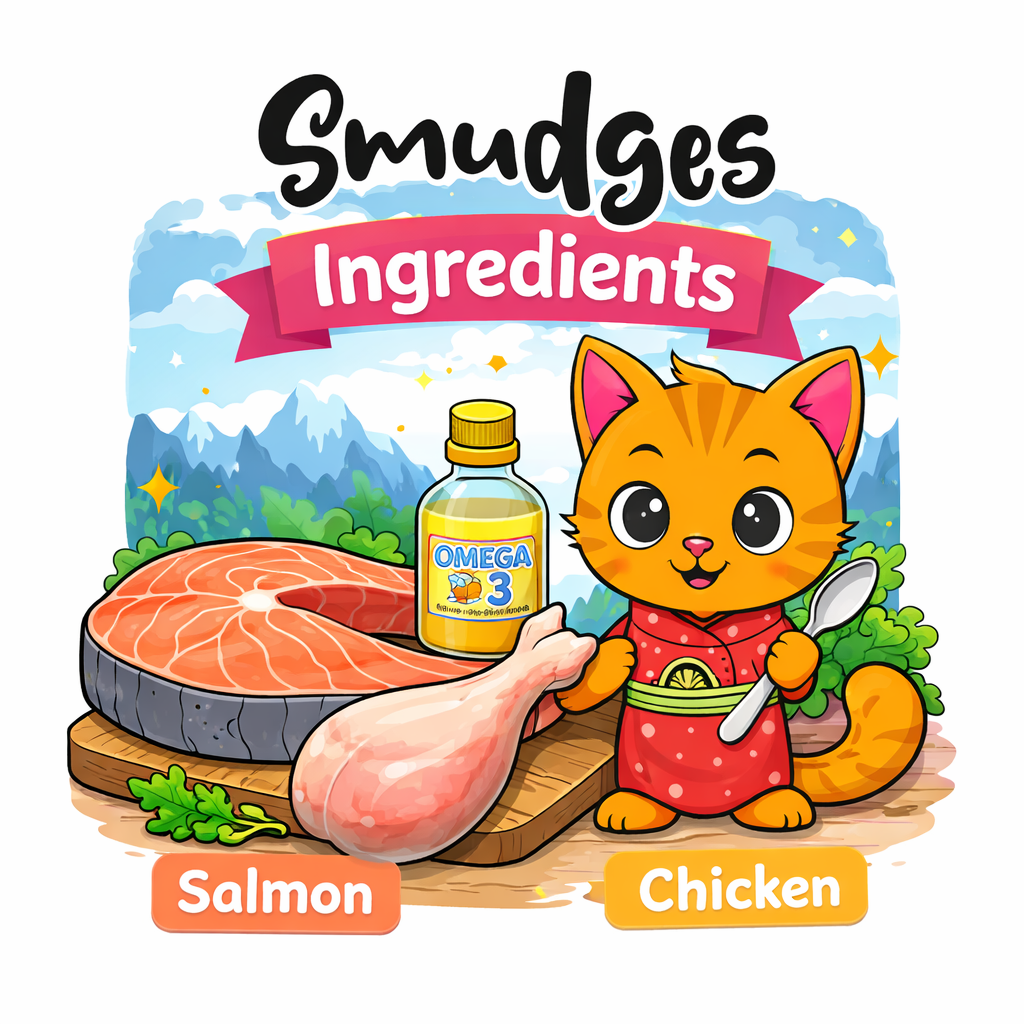 Smudges Kitten Salmon Pate Mixed with Shredded Chicken 60g