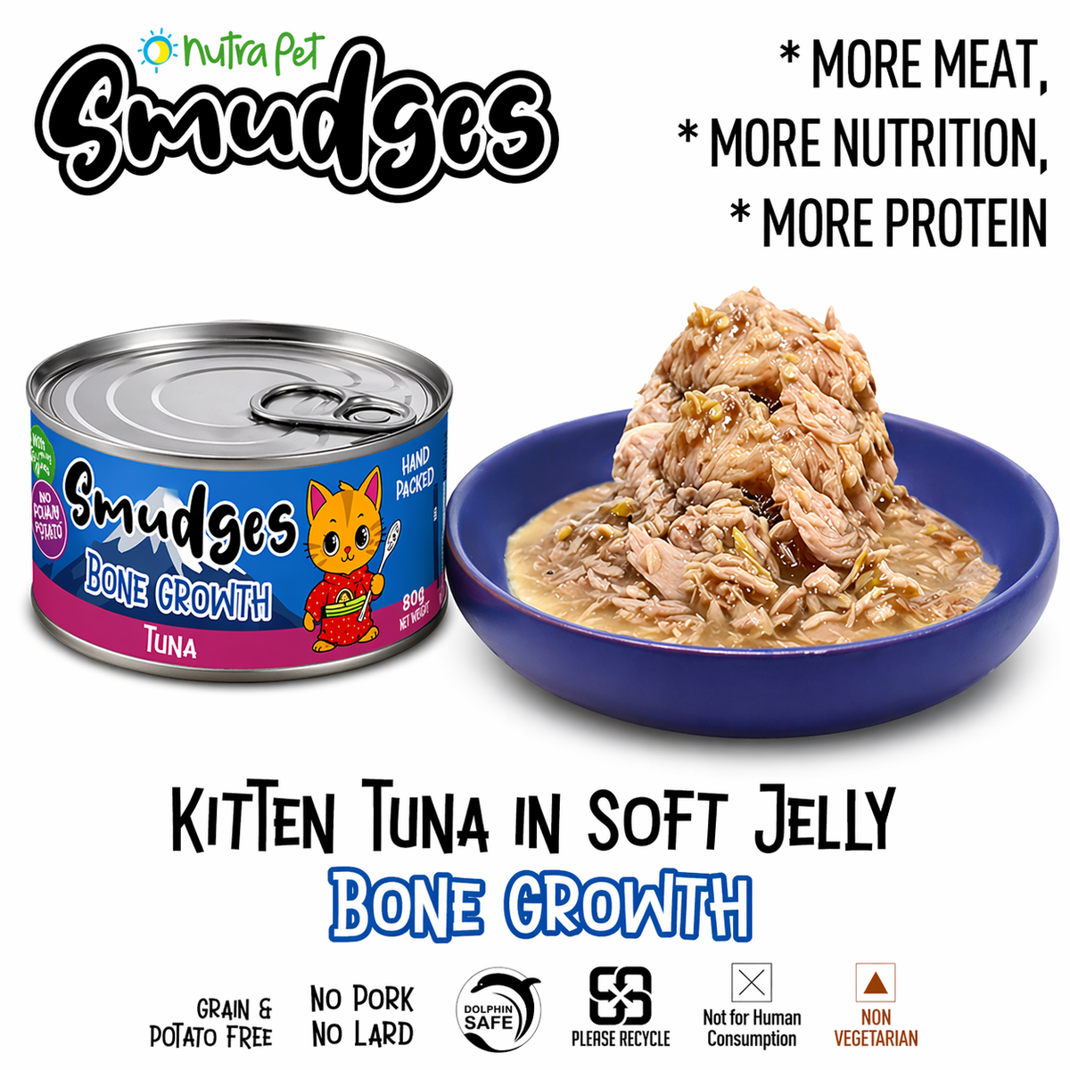 Smudges Kitten Tuna in Soft Jelly 60g