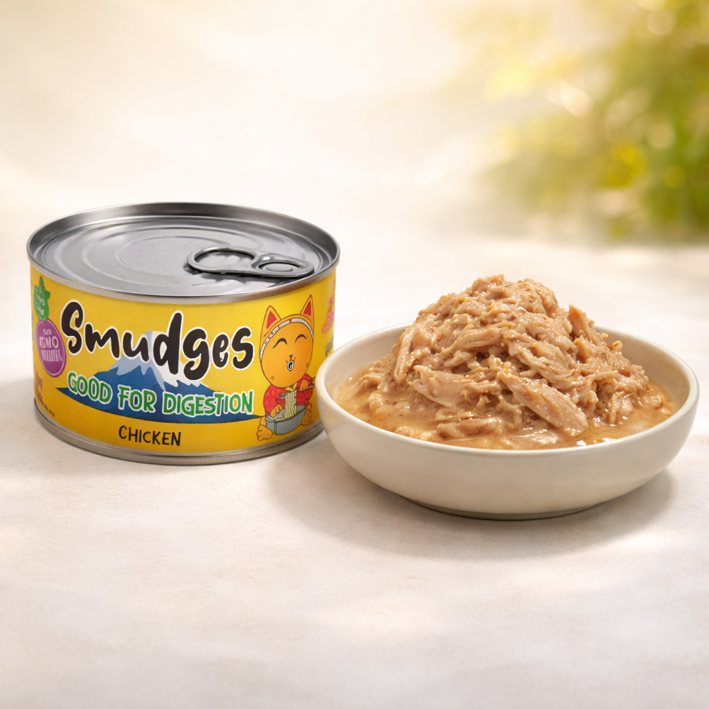 Smudges Adult Cat Chicken Flakes in Gravy 80g