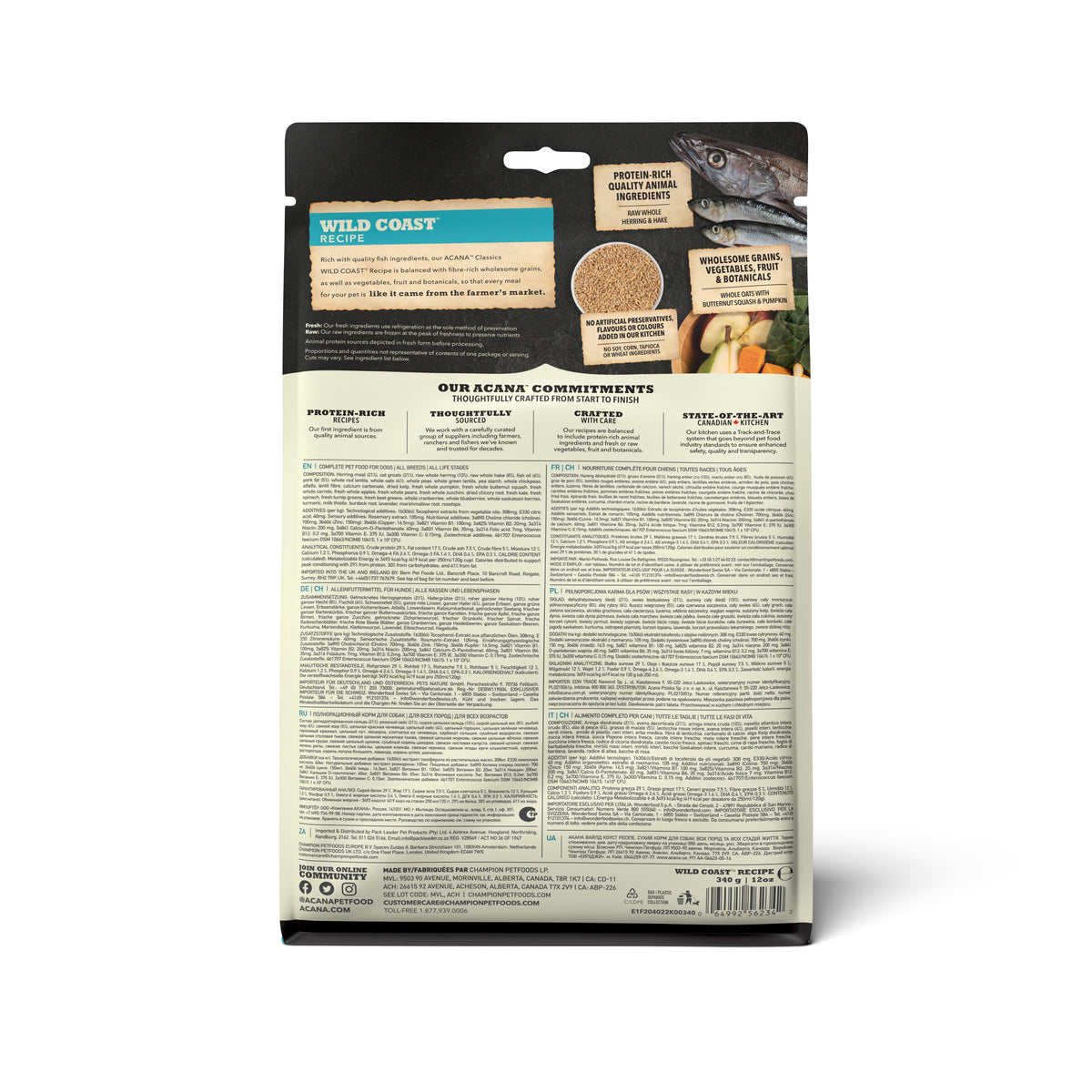 Acana Classics Wild Coast Dry Dog Food