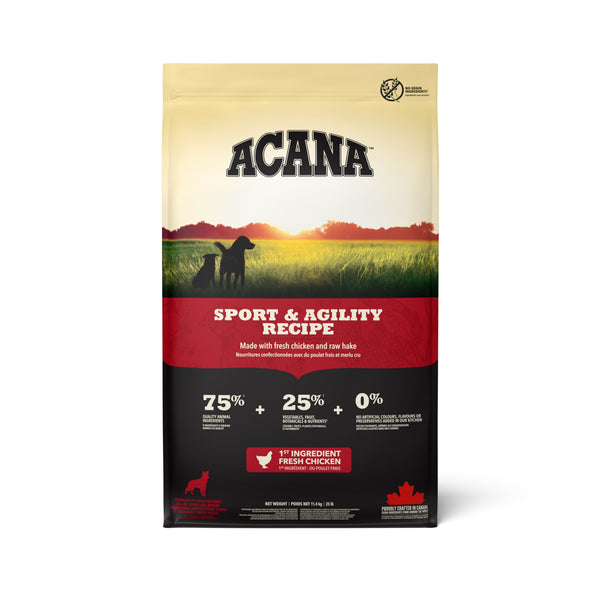 Acana Sports & Agility Dry Dog Food- 11.4 Kg