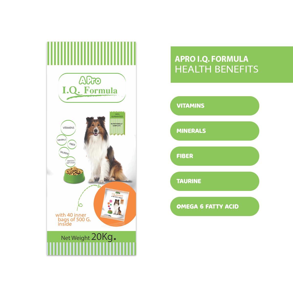Smart Heart A-Pro I.Q. Formula Adult Dry Dog Food 20kg