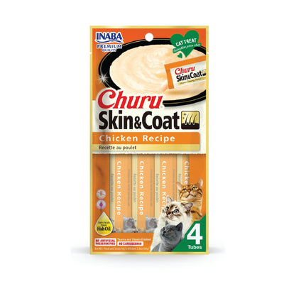 Inaba Churu Skin & Coat Chicken Recipe (Pack of 6)