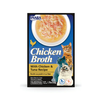 Inaba Chicken Broth with Chicken & Tuna Recipe (Pack of 6)