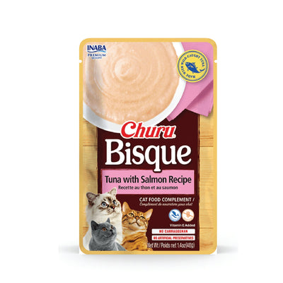 Inaba Churu Bisque Tuna with Salmon Recipe (Pack of 6)