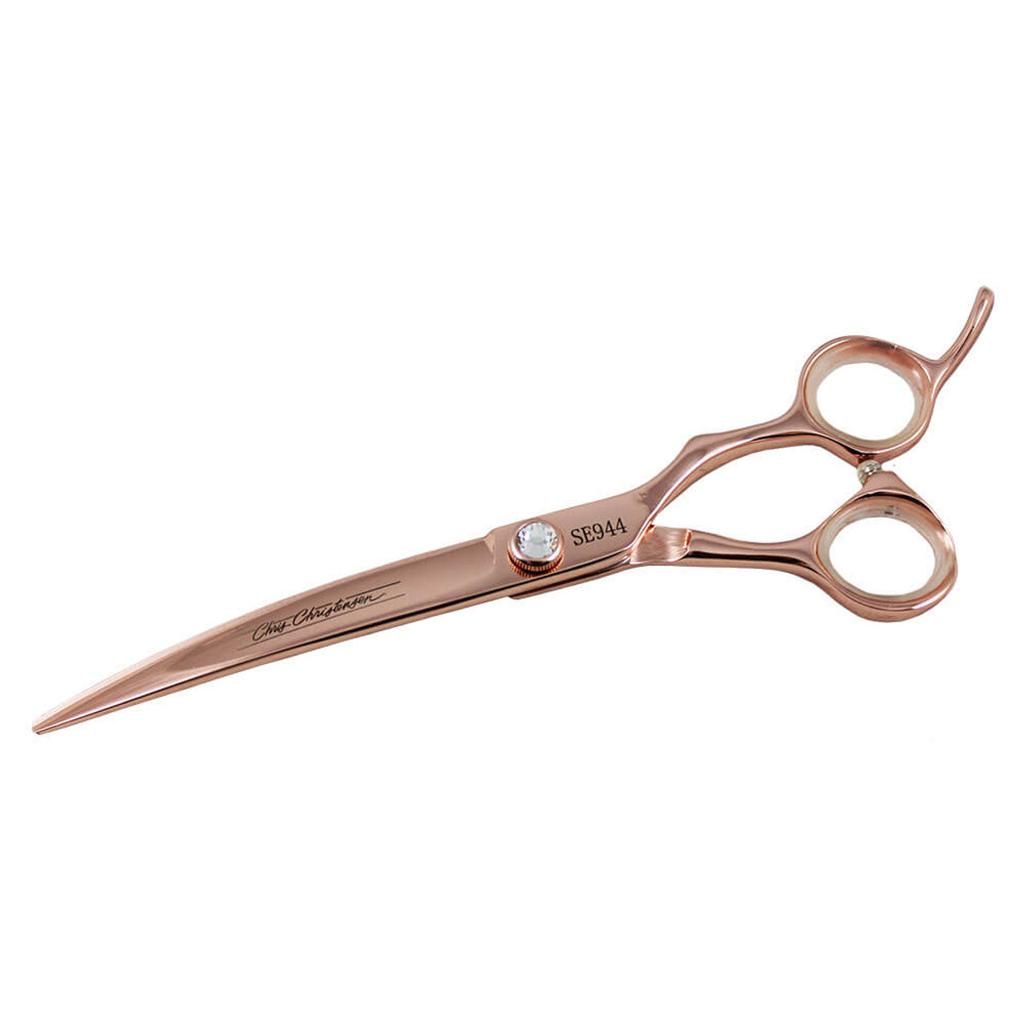 Chris Christensen Adalynn Rose Straight Grooming Shears 7 Inch