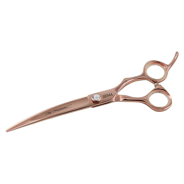Chris Christensen Adalynn Rose Straight Grooming Shears 7 Inch