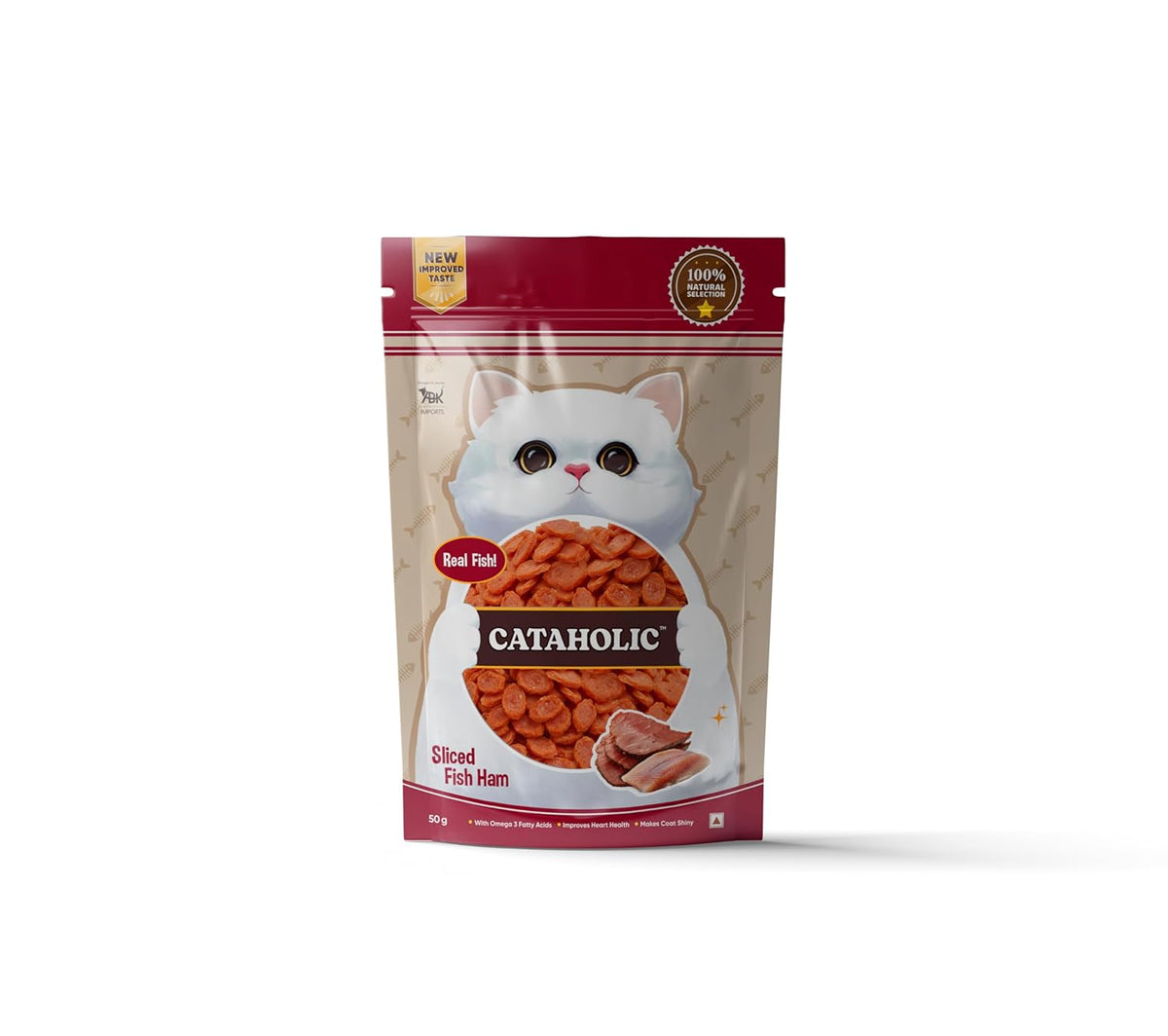 Cataholic Sliced Fish Ham, 50g