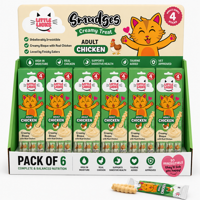 Smudges Little Licks Chicken Creamy Bisque Treats for Adult Cat 4 x 15g