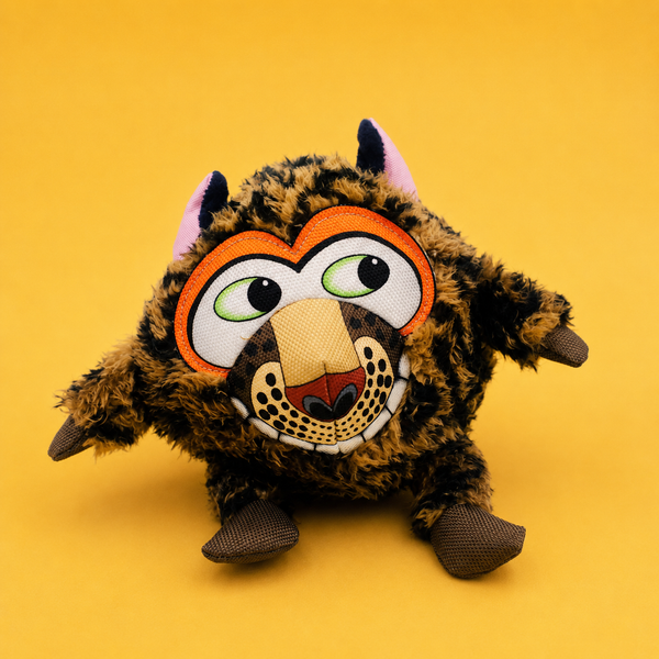 Nutrapet Freaky Leopard Dog Toy