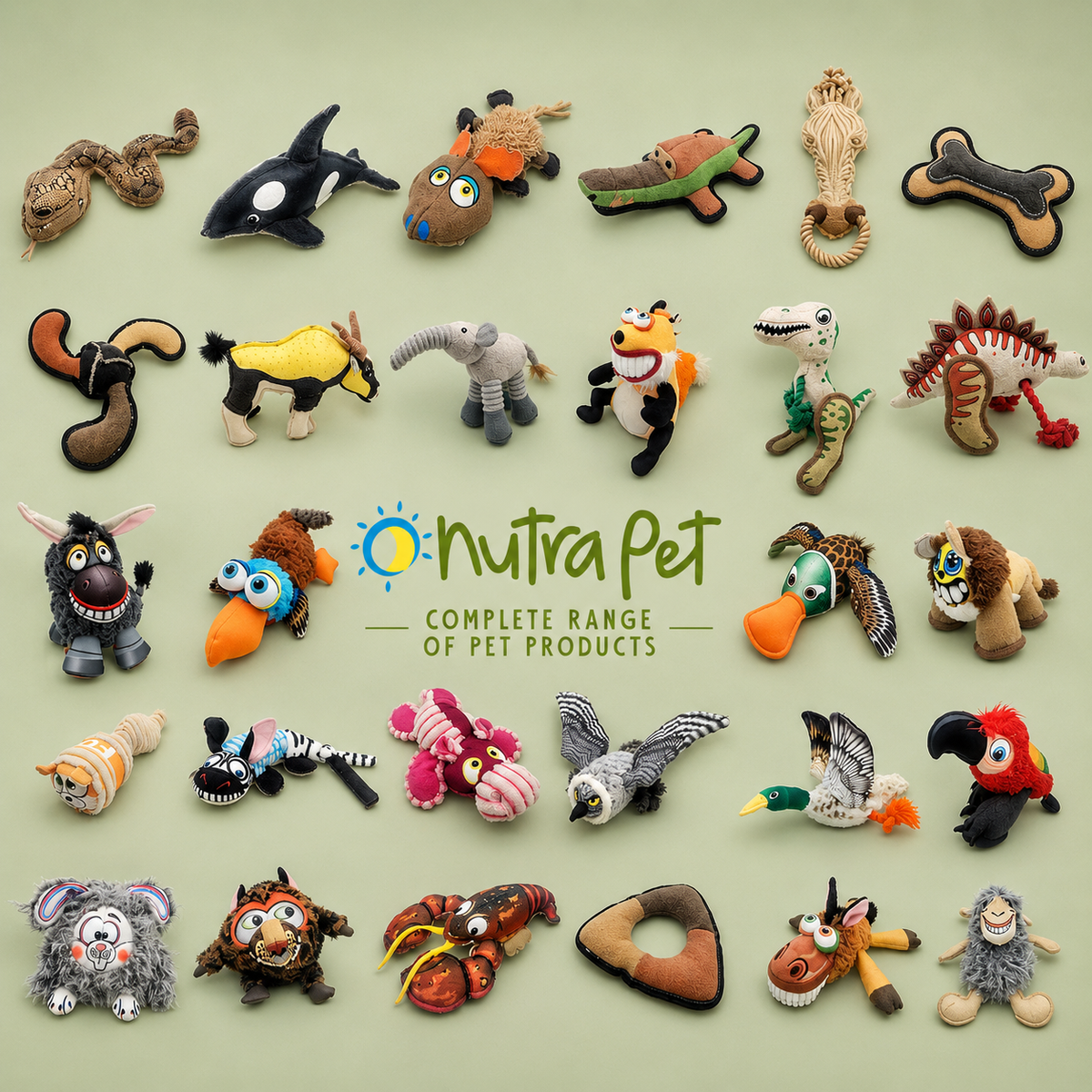 Nutrapet Chuck Frisbee Dog Toy