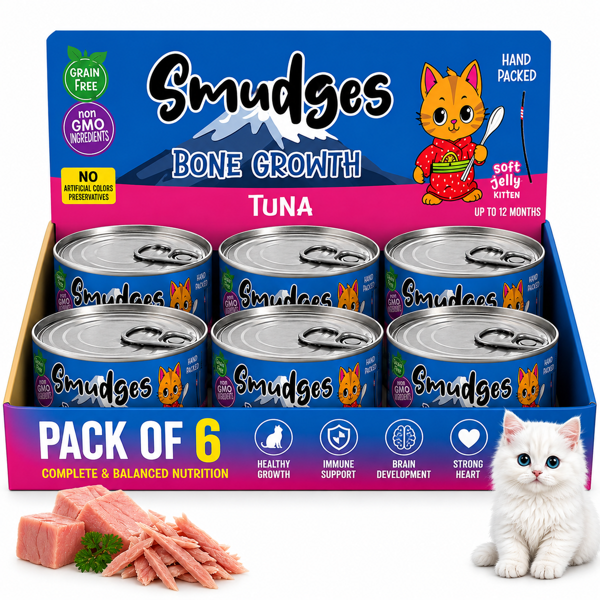 Smudges Kitten Tuna in Soft Jelly 60g