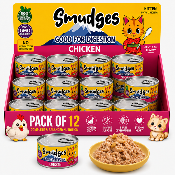 Smudges Kitten Chicken Shredded in Gravy 60g
