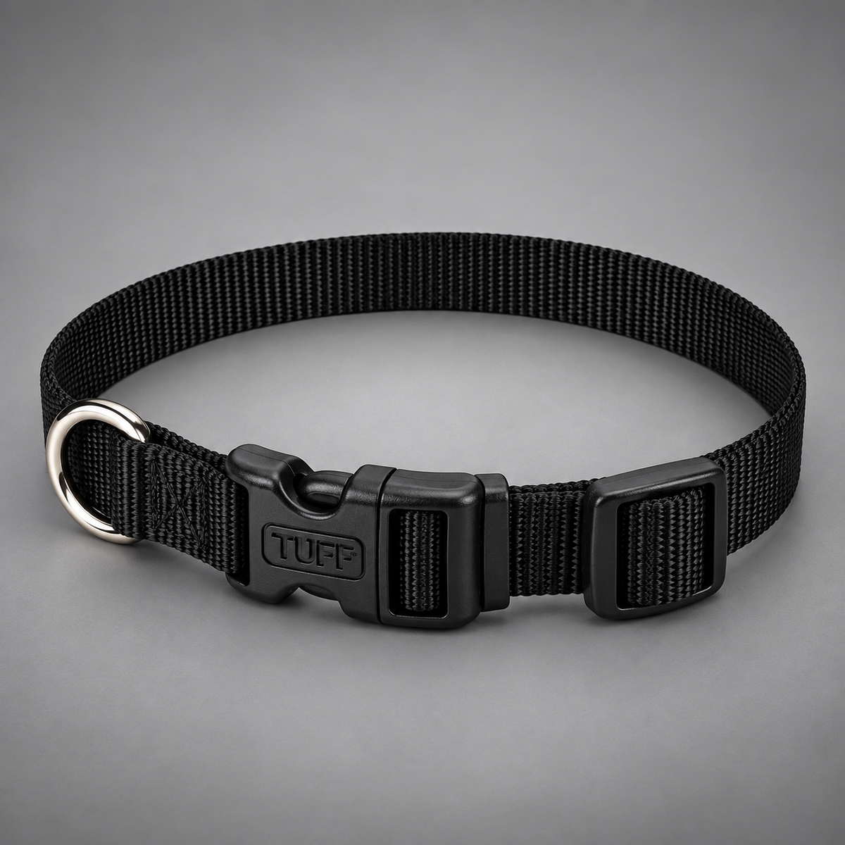 Coastal Pet Nylon Adjustable Dog Collar – Black, X-Small, 8–12"
