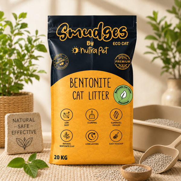 Smudges Eco cat Bentonite Clumping Cat Litter 20 Kgs - Non Scented