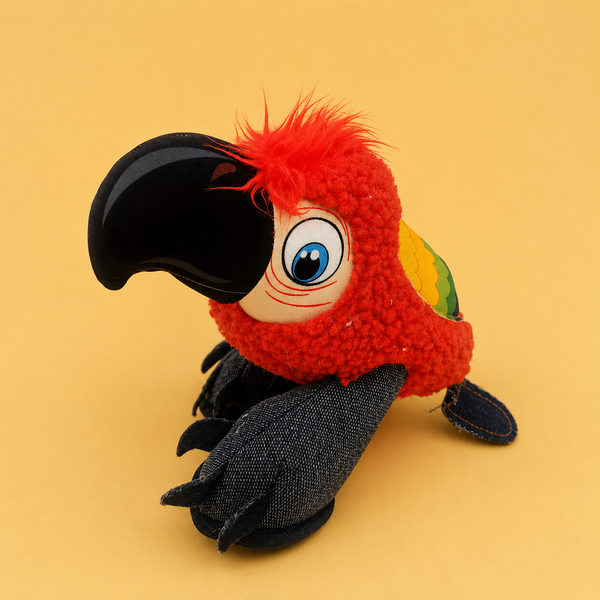 Nutrapet Blabbing Parrot Dog Toy