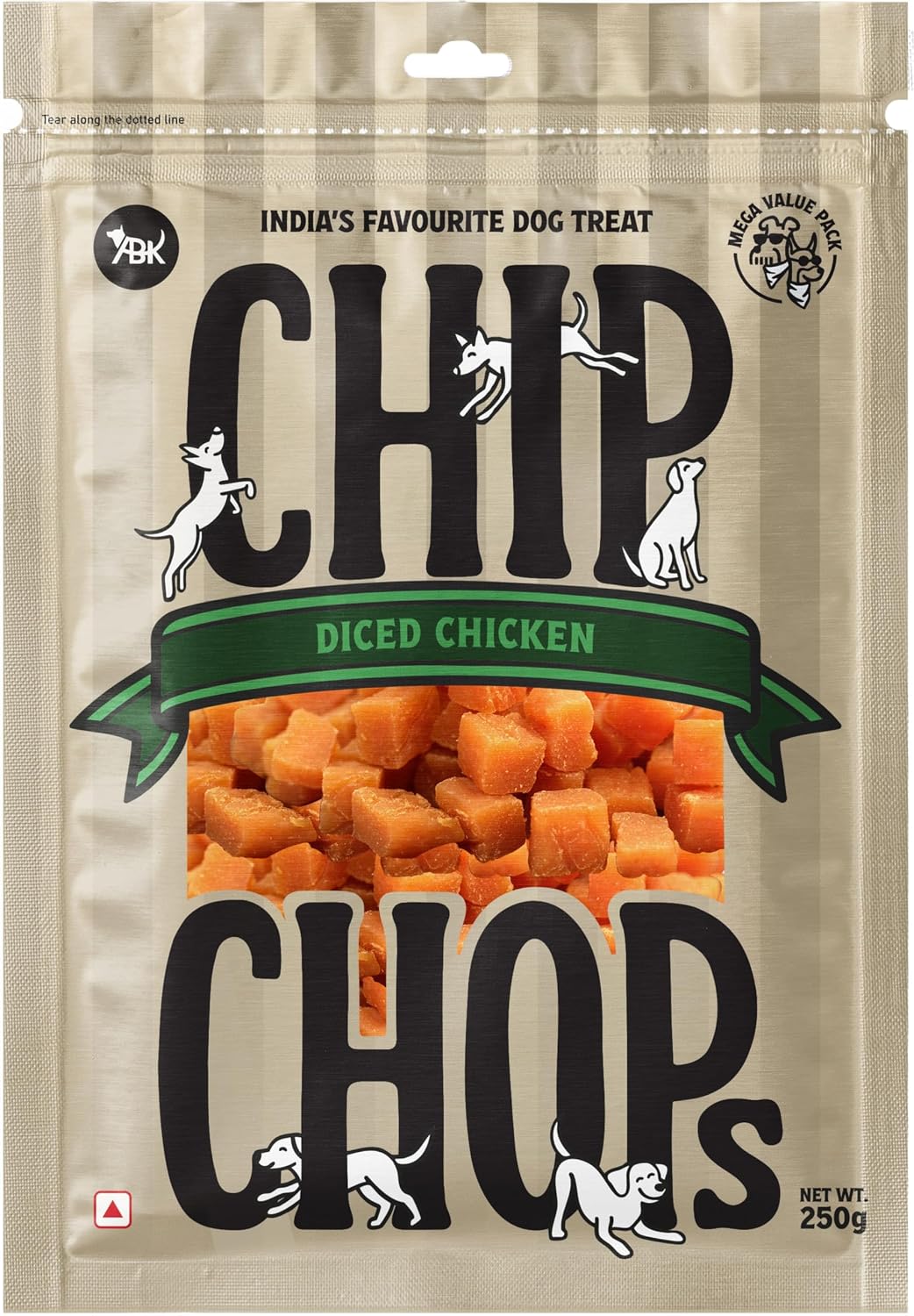 Chip Chops Diced Chicken, 250 g