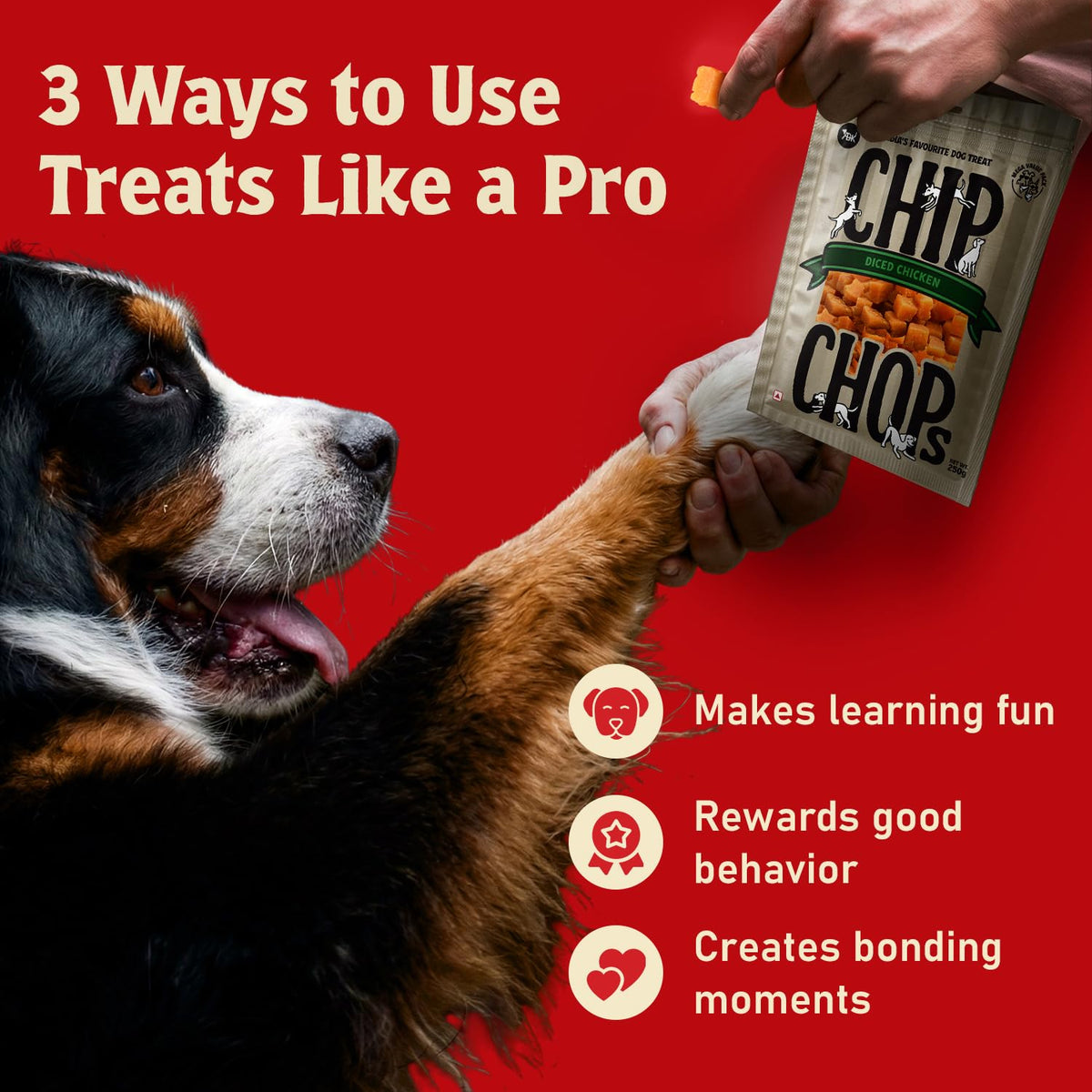 Chip Chops Diced Chicken, 250 g