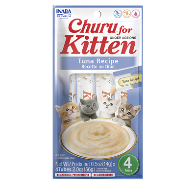 Inaba Churu For Kitten Tuna Recipe (Pack of 6)