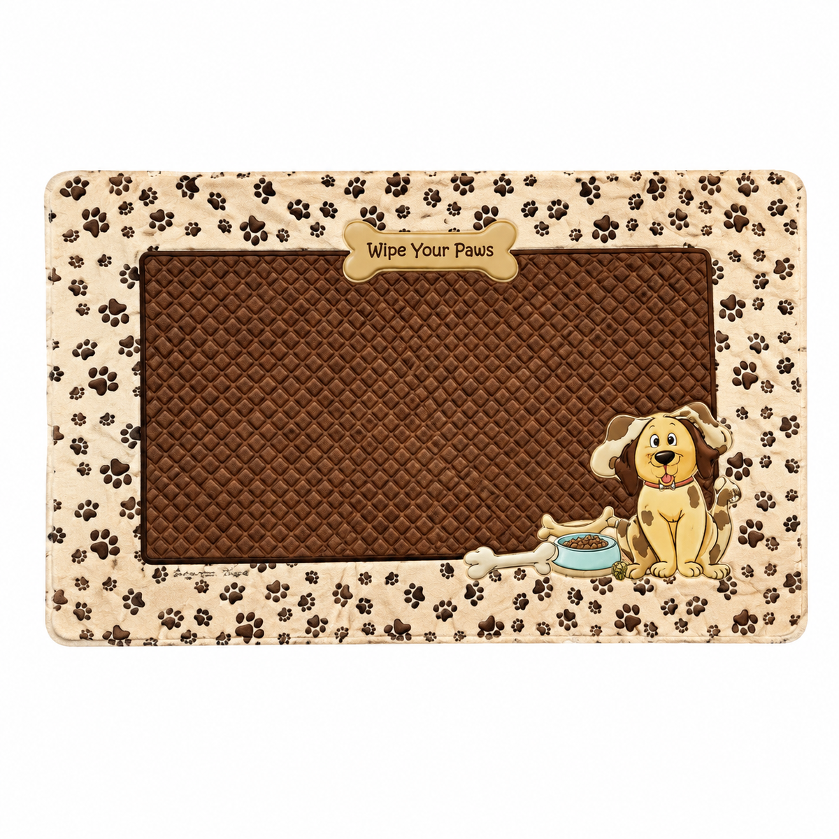 Drymate 100% Lovable Dog Bowl Placemat (12 x 20 Inches)
