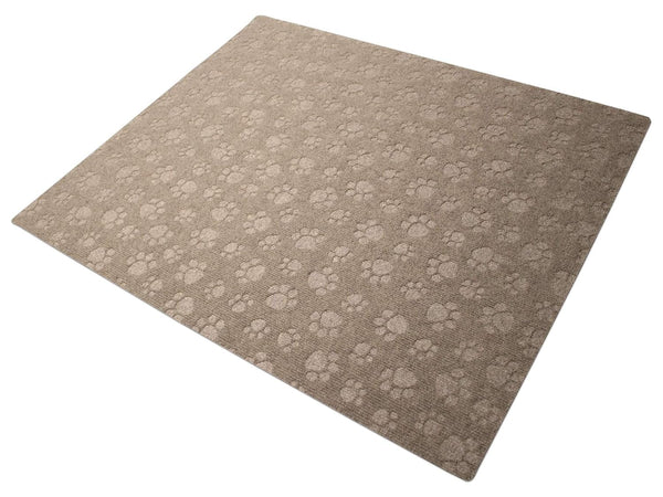 Drymate Premium Debossed Paw Litter Trapping Mat – Taupe (28 x 34 Inches)