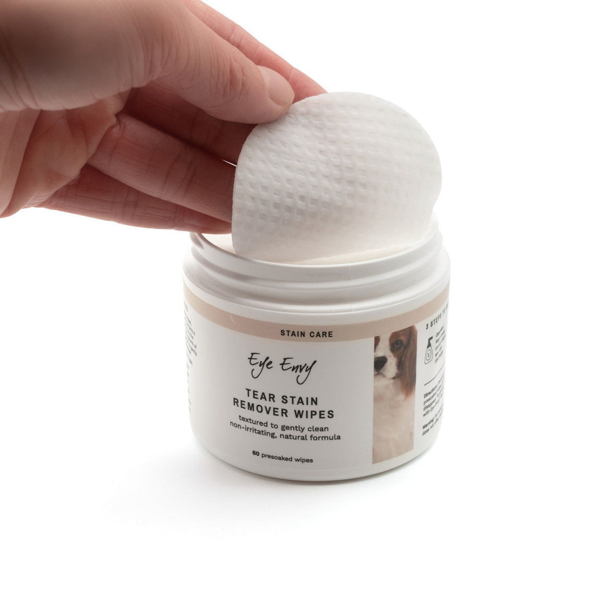 Eye Envy Tear Stain Remover Wipes for Dogs