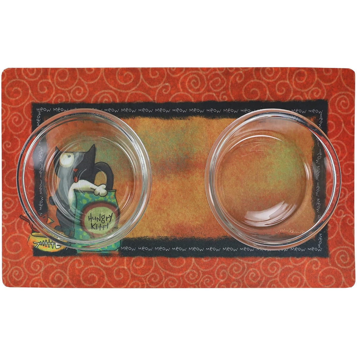 Drymate Cat Placemat – Hungry Kitty (12 x 20 Inches)