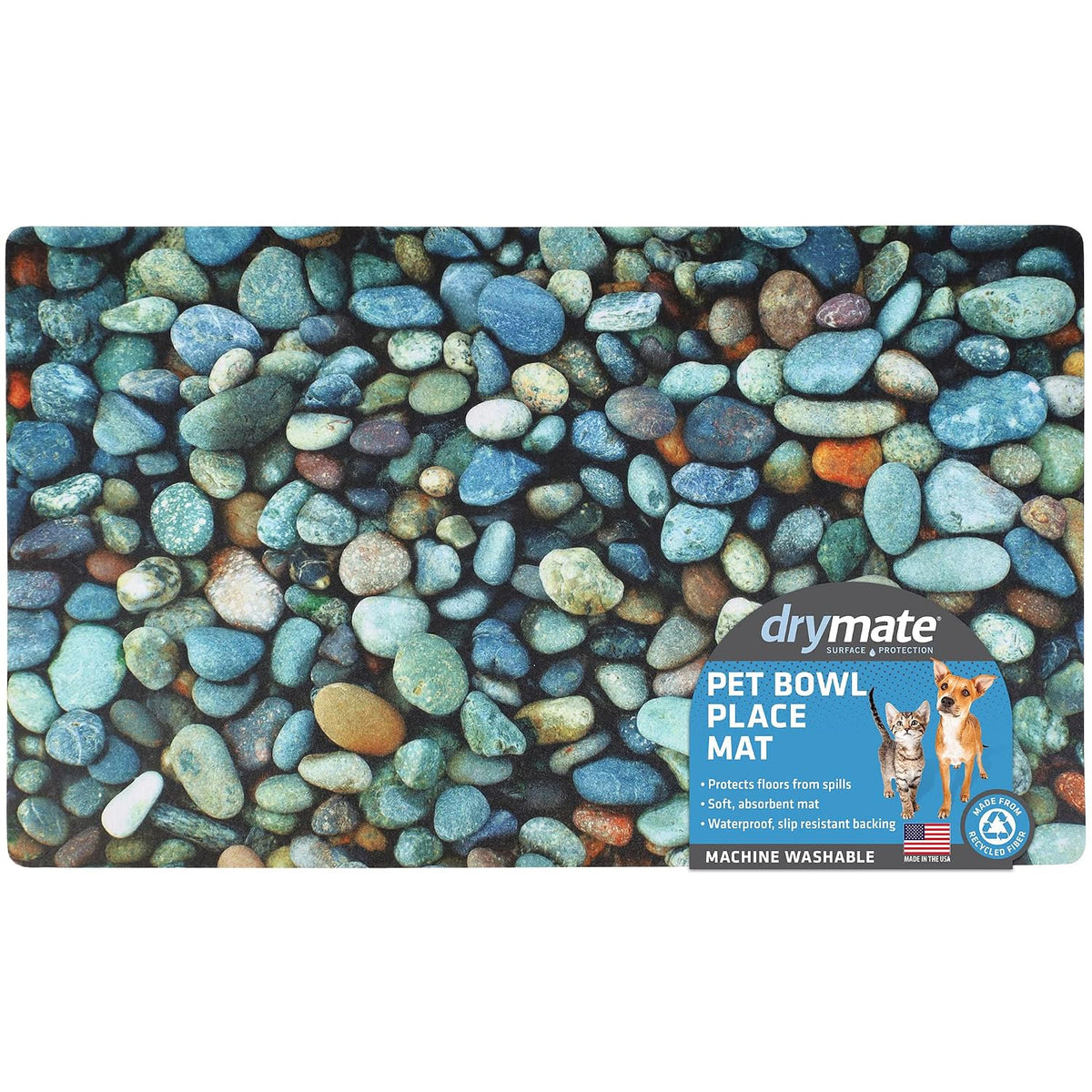 Drymate Pet Placemat – River Rock (12 x 20 Inches)