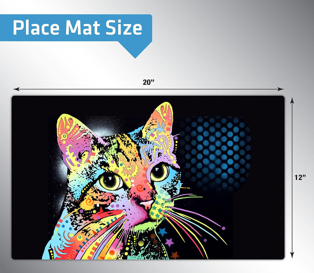 Drymate Cat Placemat – Catillac (12 x 20 Inches)