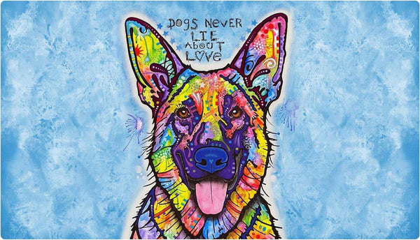 Drymate Pet Placemat – Dogs Never Lie (16 x 28 Inches)