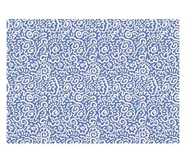 Drymate Lacey Cat Litter Mat – Blue/White