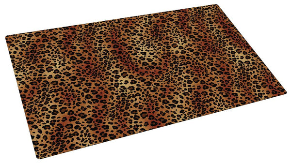Drymate Pet Bowl Placemat – Leopard Imprint (12 x 20 Inches)