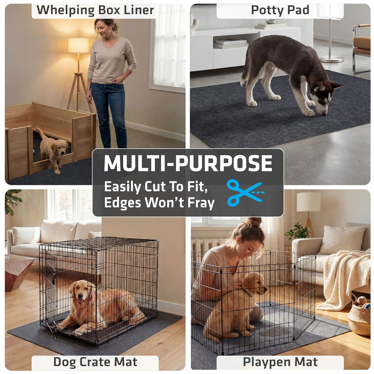 Drymate Whelping Box Liner Mat – Washable & Reusable Puppy Pad