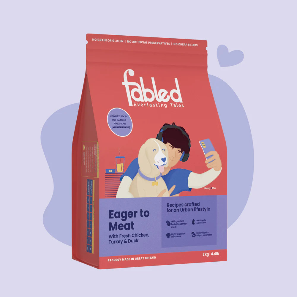 Fabled Eager to Meat – Complete Food for All Breed Adult Dogs (Above 12 Months)