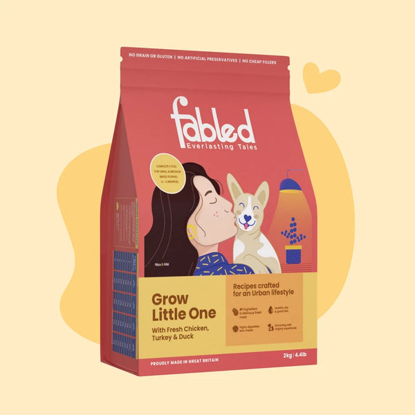 Fabled Grow Little One Complete Food for Small & Medium Breed Puppies (3–12 Months)