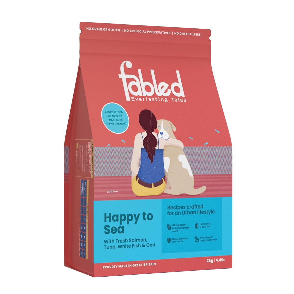 Fabled Happy to Sea – Complete Food for All Breed Adult Dogs (Above 12 Months)