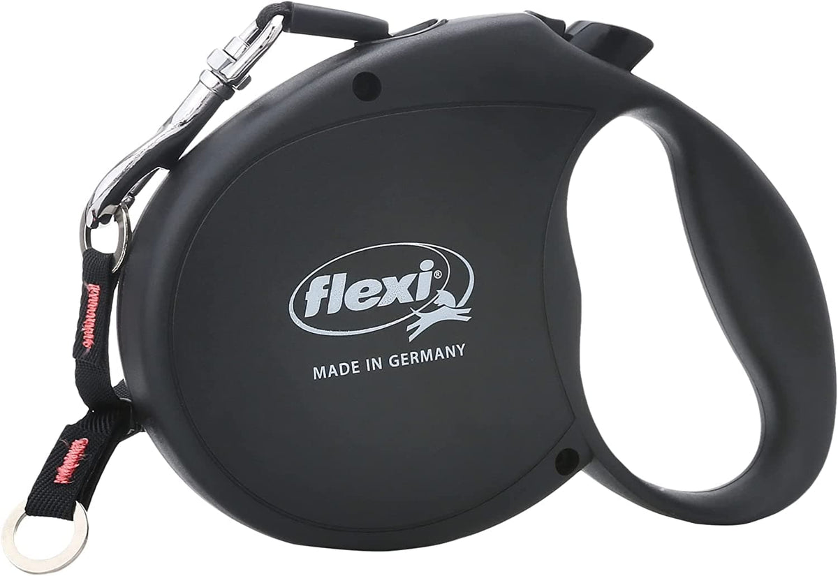 Flexi Standard Tape Retractable Dog Lead – Black (5m)