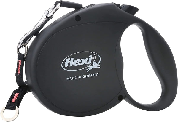 Flexi Standard Tape Retractable Dog Lead – Black (5m)