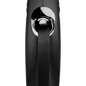 Flexi Standard Tape Retractable Dog Lead – Black (5m)