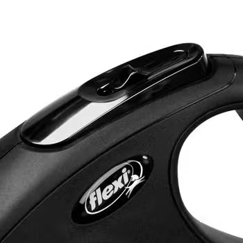 Flexi Standard Tape Retractable Dog Lead – Black (5m)
