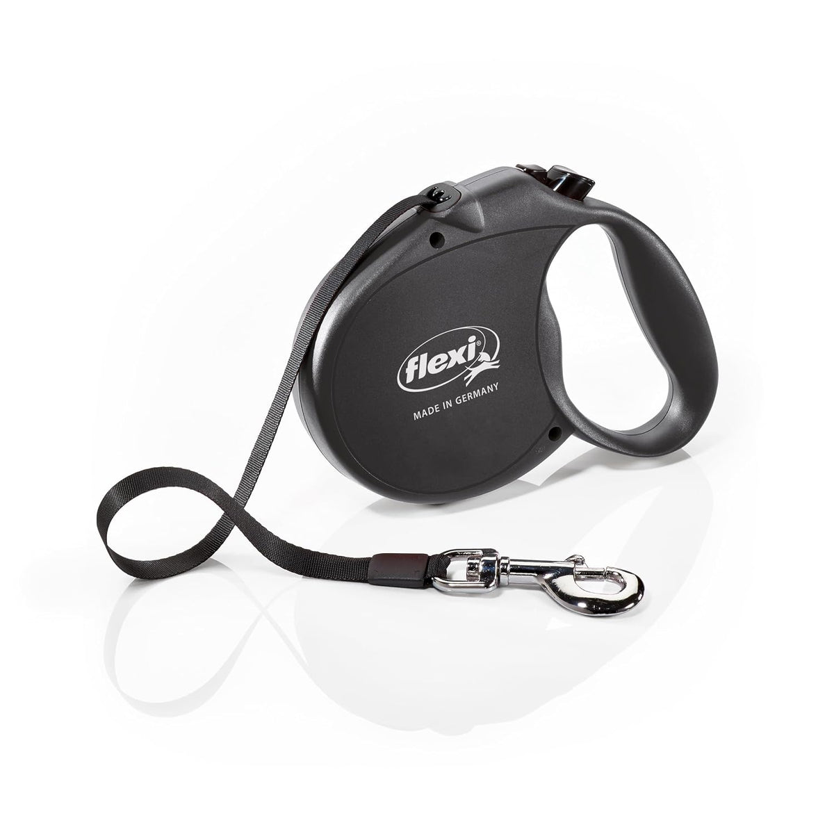 Flexi Standard Tape Retractable Dog Lead – Black (5m)