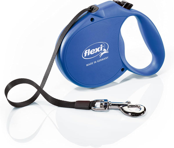 Flexi Standard Tape Retractable Dog Lead – Blue (5m)