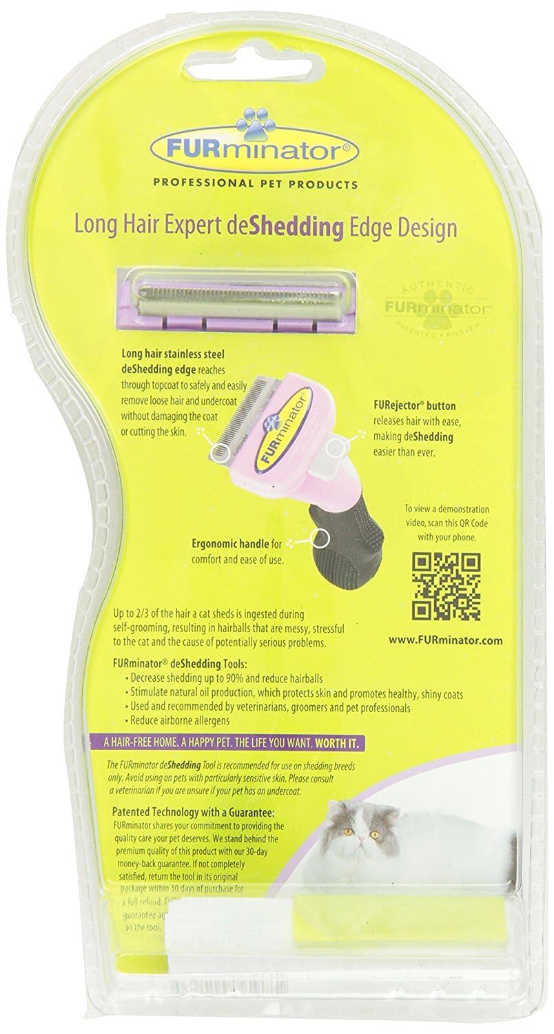 FURminator Undercoat Deshedding Tool for Cats – Short Hair, Small