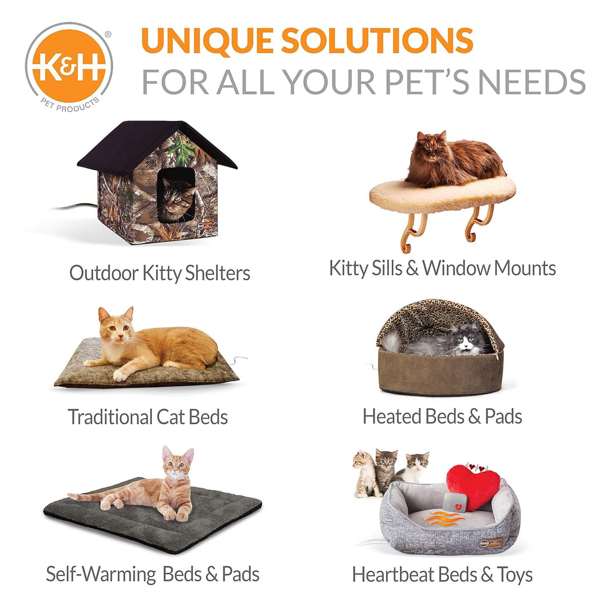 K&H EZ Mount Kitty Sill Deluxe with Bolster Chocolate Window Perch for Cats