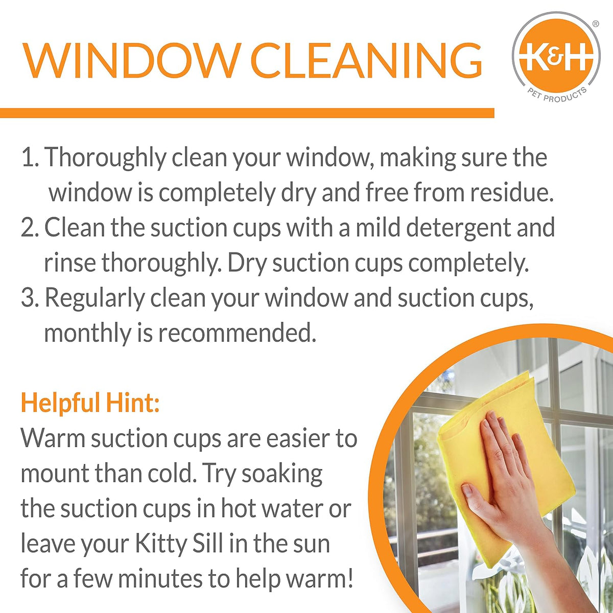 K&H EZ Mount Window Double Stack Kitty Sill – Gray (12 x 23 Inches)